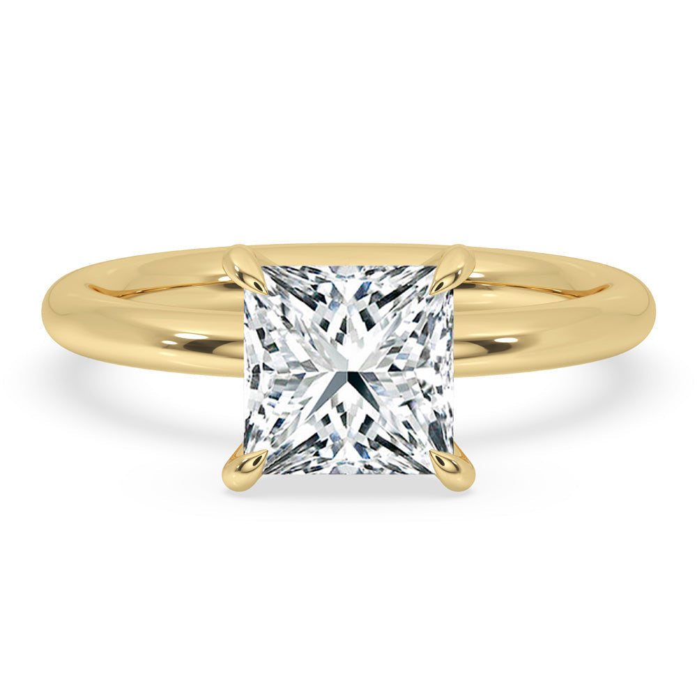 Princess Cut Solitaire Ring Main image