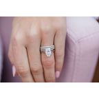 2.70 CT Oval Moissanite Solitaire Engagement Ring