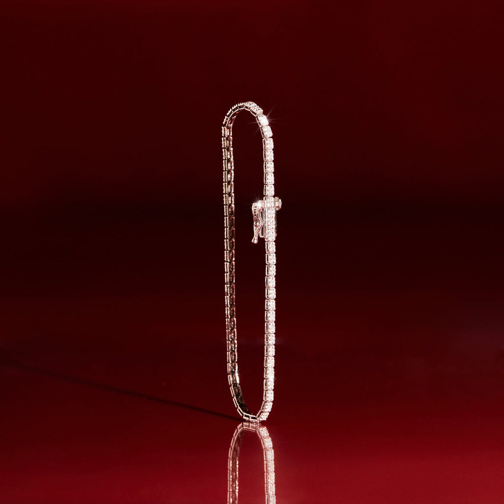 Round Cut Moissanite Diamond Tennis bracelets