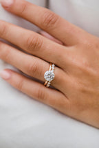1.10 - 3.10 CT Round Cut Moissanite Solitaire Engagement Ring