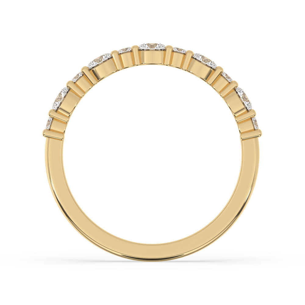 Half Eternity Band – Round Diamond