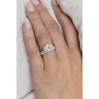 3.50 CT East-West Oval Cut Moissanite Solitaire Engagement Ring