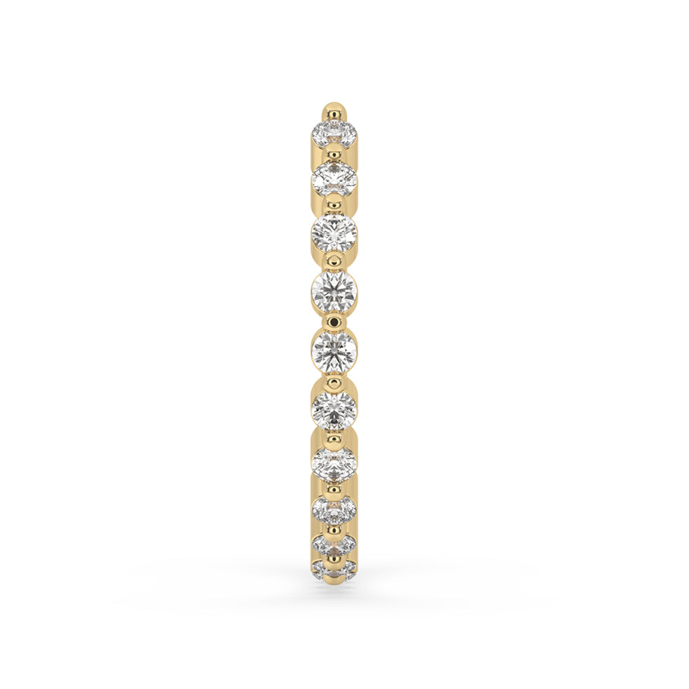Open Gap Wedding Band - Round Diamond Zweitbild