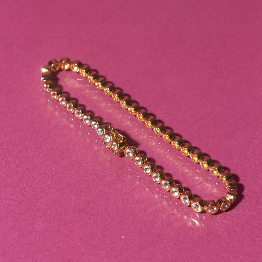Round Cut Moissanite Diamond Tennis bracelets