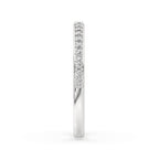 Half Eternity Wedding Band - White Gold