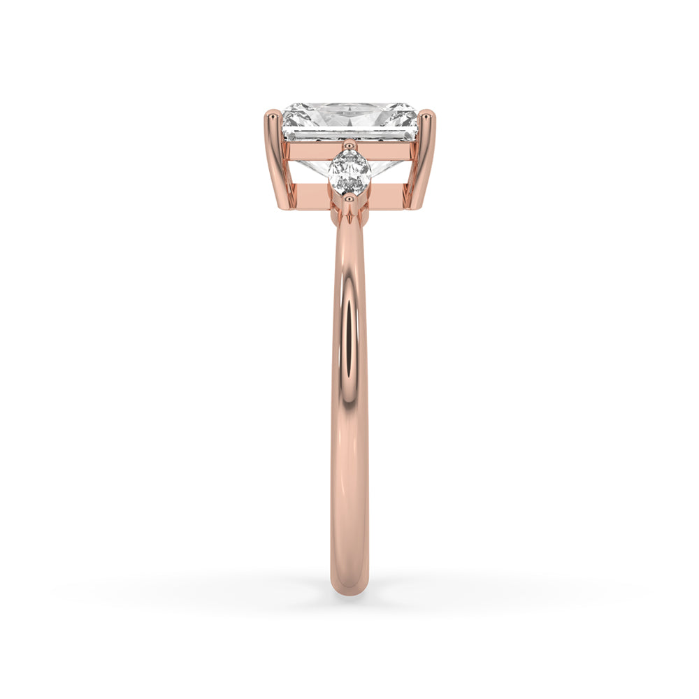 Radiant Cut Engagement Ring