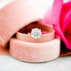 2.75 CT Round Brilliant Cut Moissanite Solitaire Engagement Ring