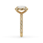 Twisted Engagement Ring in Classic Yellow Gold
