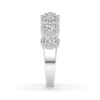 Half Eternity Round Cut Wedding Band