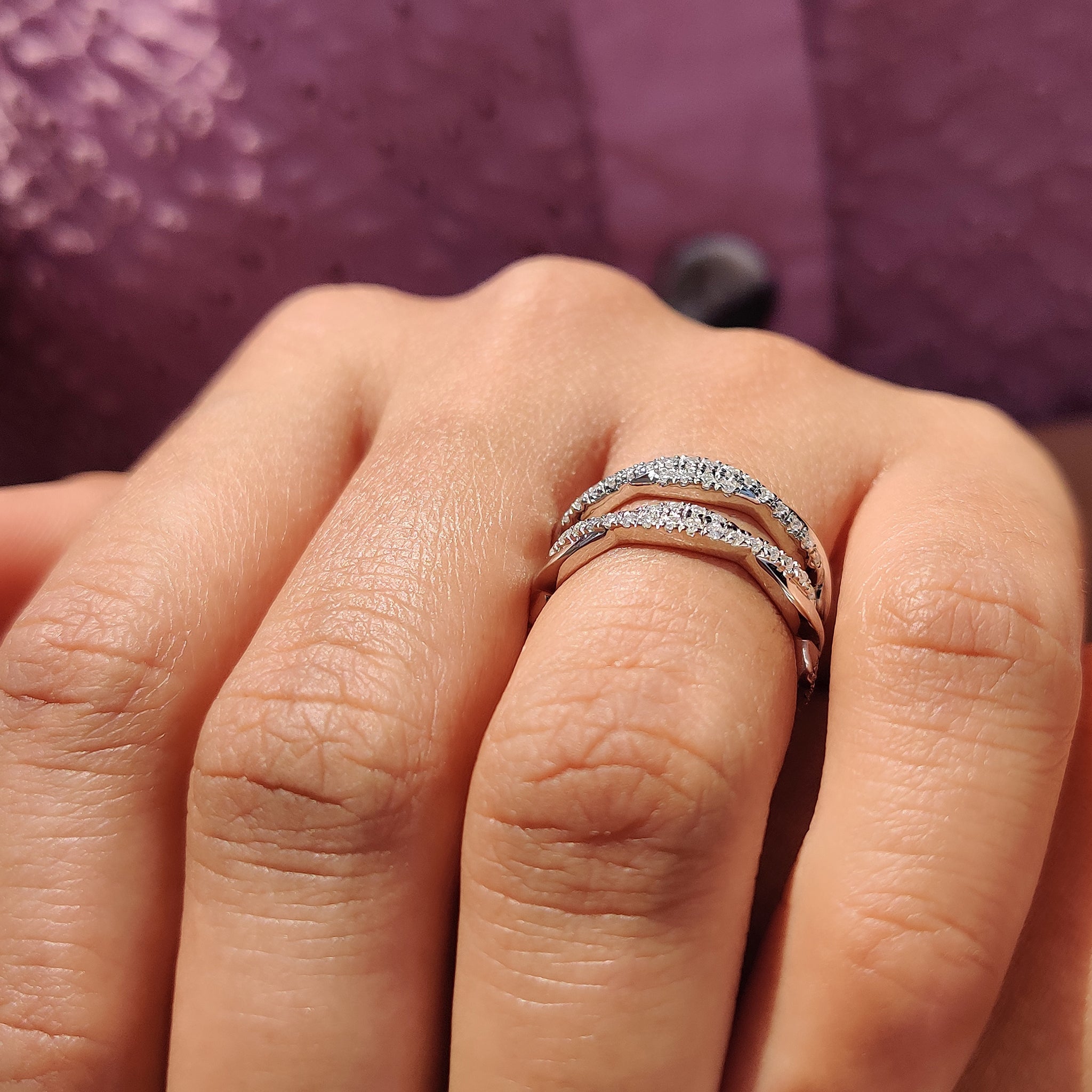 Round Cut Ring Enhancer Wedding Band