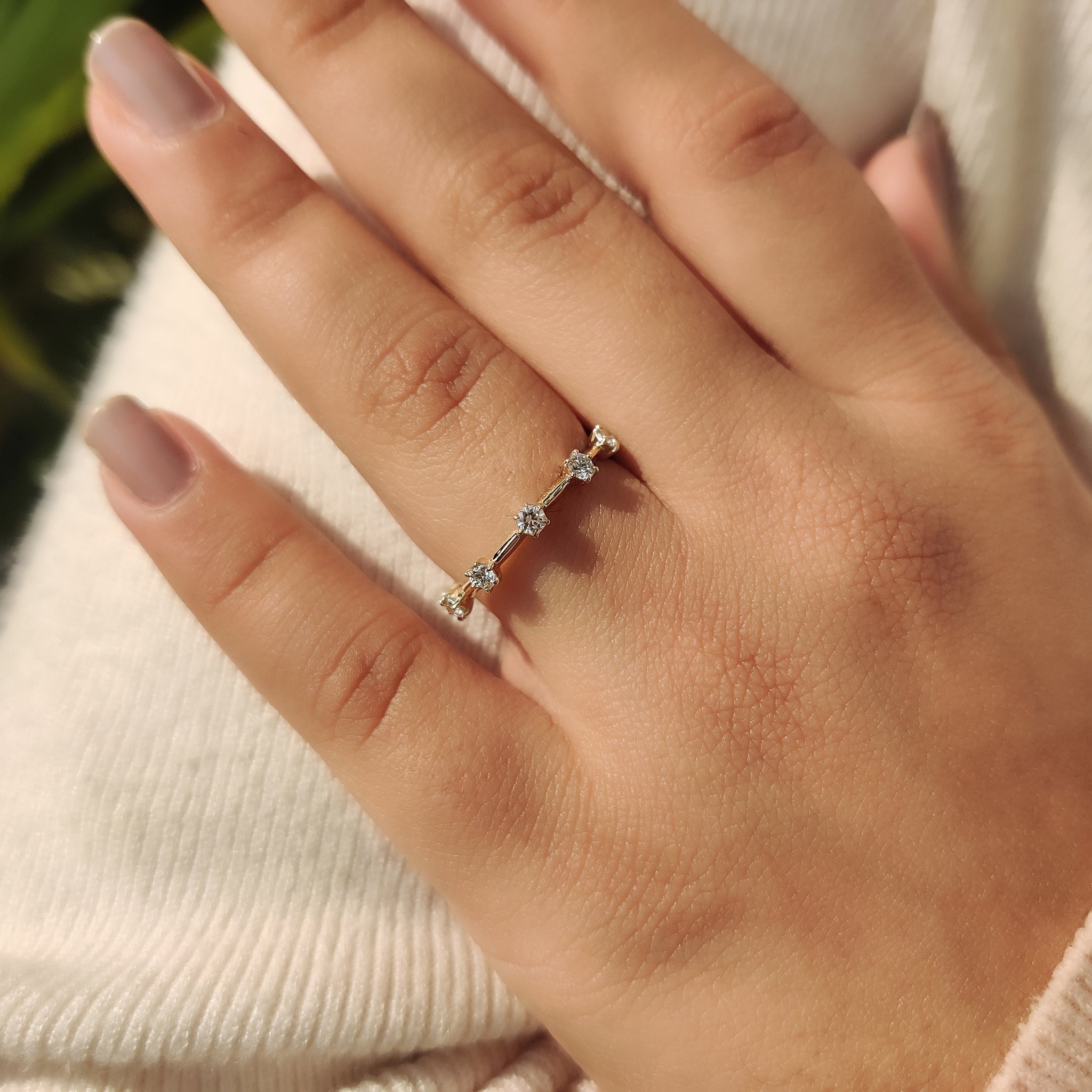 Eternity Wedding Band - Distant Pave