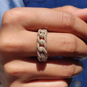 Full Eternity Chain Wedding Band