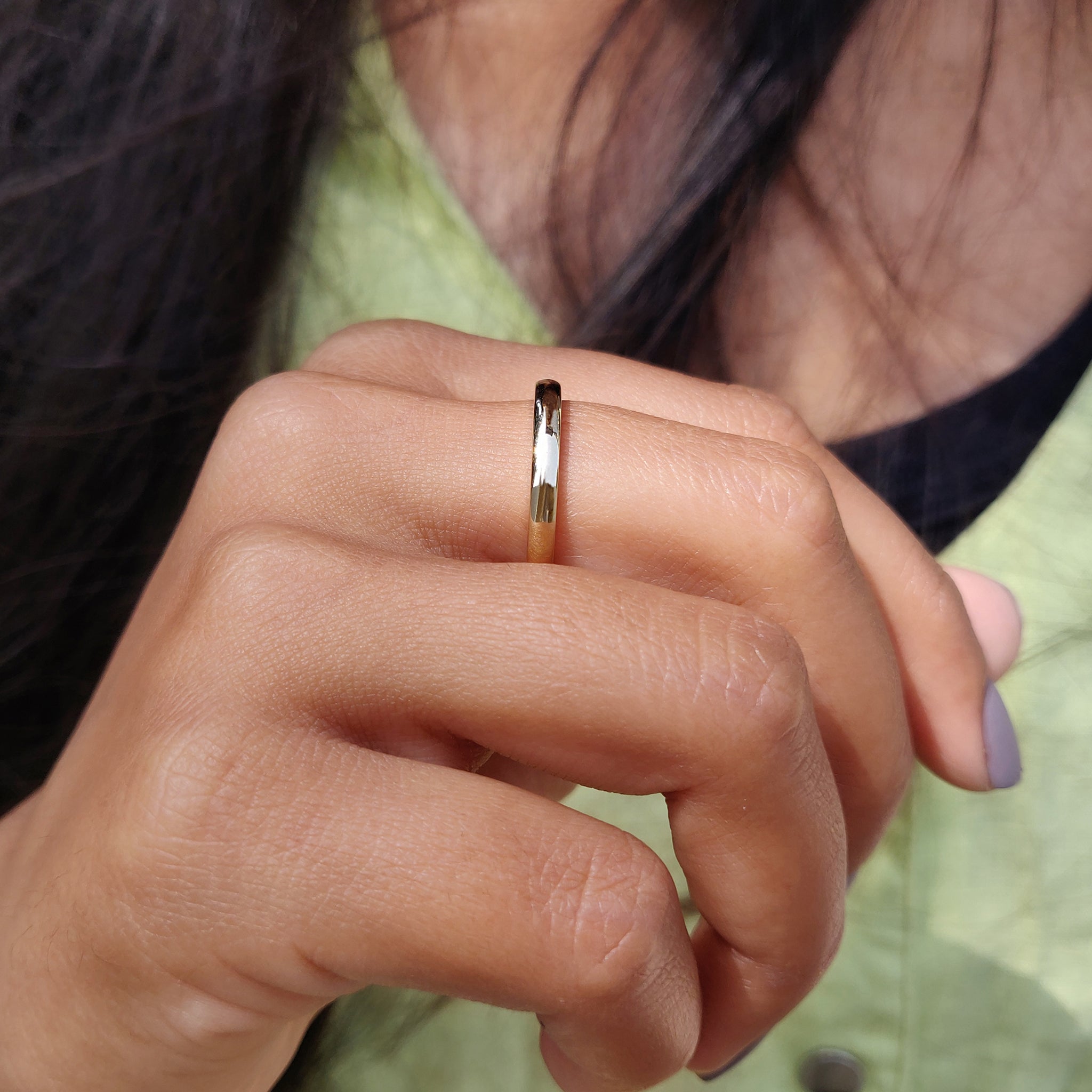 Simple Gold Wedding Band