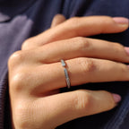 Open Gap Design In Unique Wedding Band Style
