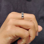 Black and White Wedding Band