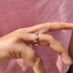 Stackable Curved Wedding Band