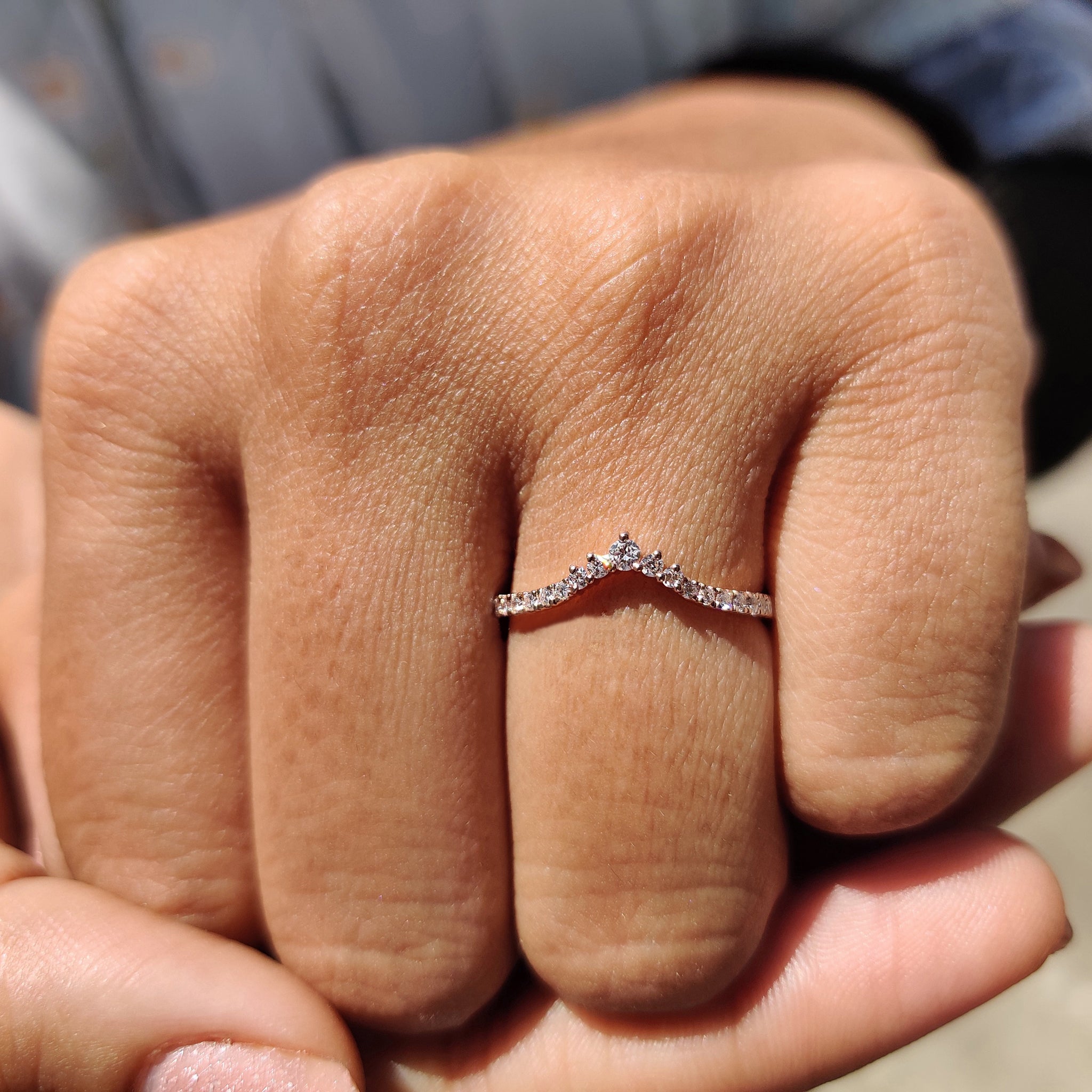 White Gold Diamond Wedding Band
