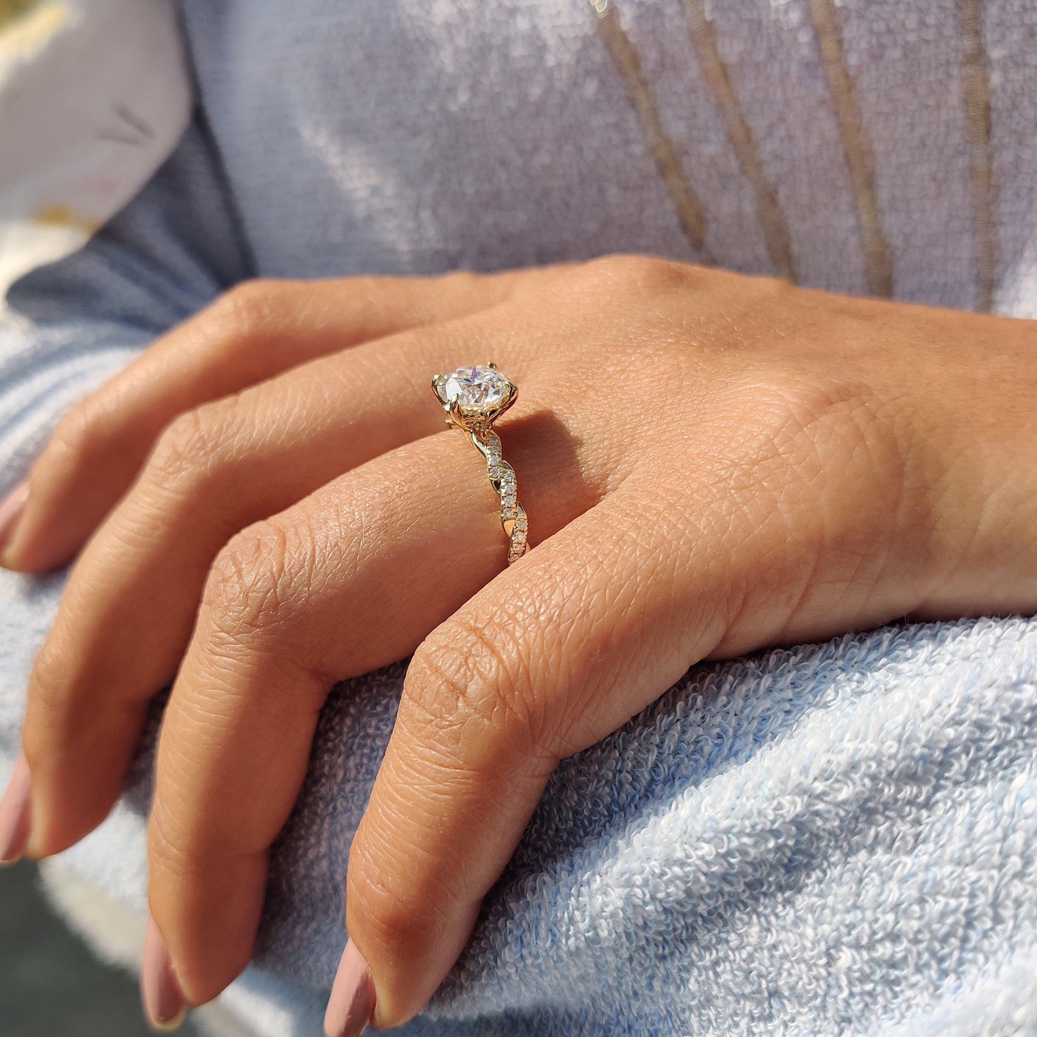 Twisted Engagement Ring