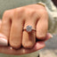 White Gold Round Cut Engagement Ring