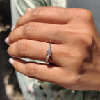 Cluster Engagement Ring for Modern Style