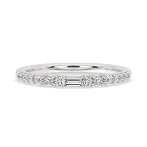 Half Eternity Ring – Baguette Cut Luxury Diamond