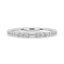 Half Eternity Ring – Baguette Cut Luxury Diamond