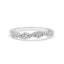 Twisted Wedding Band – Unique Round Diamond Setting