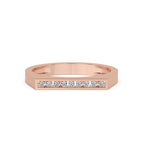 Channel Set Diamond Band – Perfect Round Diamond Luxury