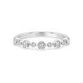 Half Eternity Wedding Band - Round Diamond