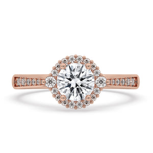 Antique Inspired Engagement Ring with Cathedral Setting