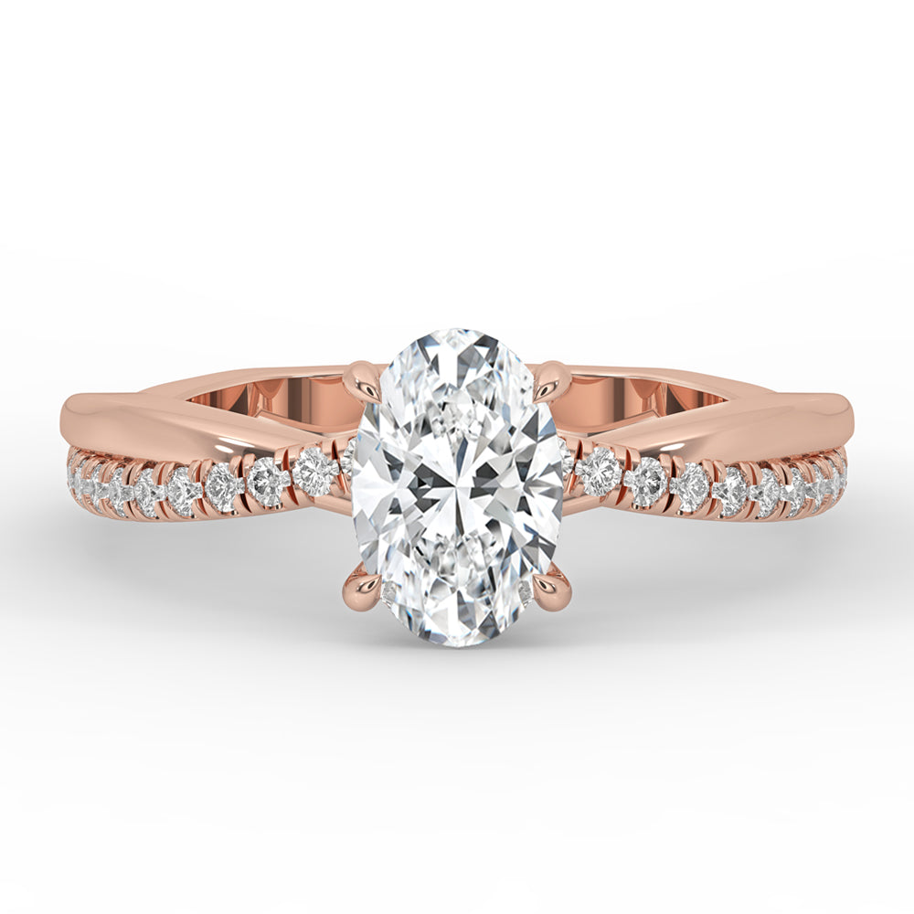 2  Carat Oval Diamond Ring Main image