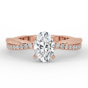 2  Carat Oval Diamond Ring