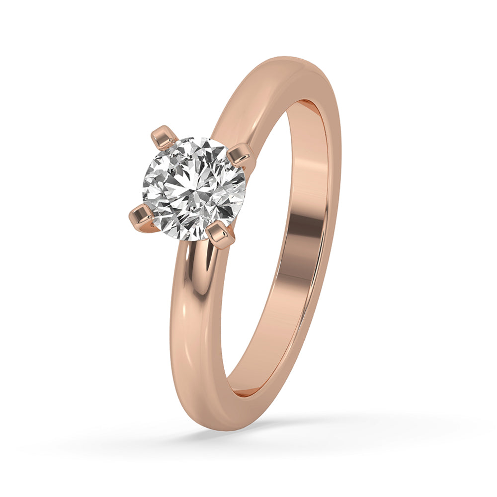 Round Solitaire Diamond Ring