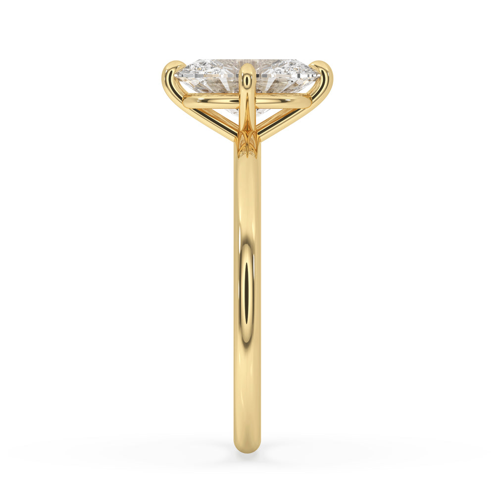2 Carat Oval Diamond Ring in Classic Claw Prong