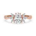 Pear Shape Diamond Ring for Modern Brides