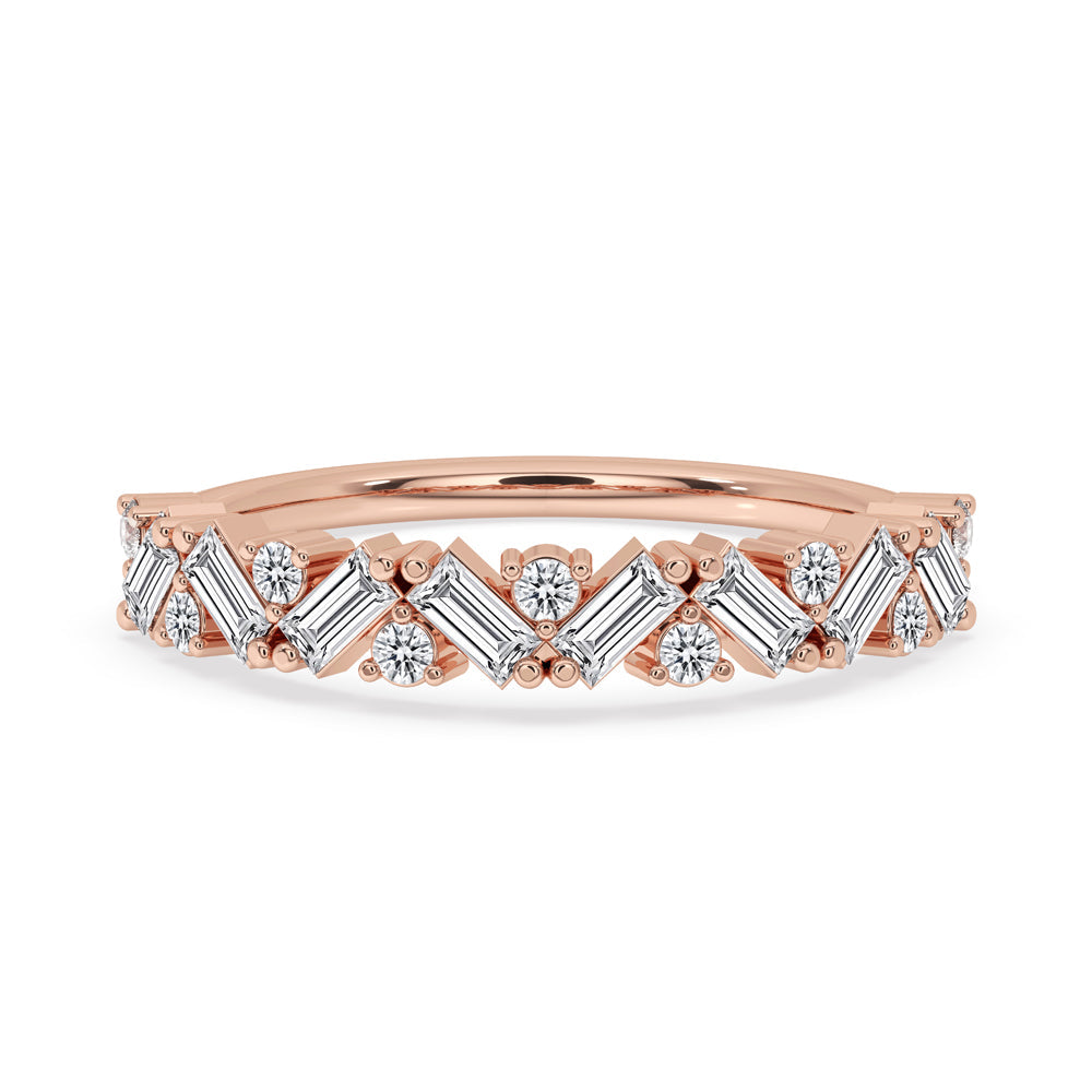 Baguette and Diamond Band Main image