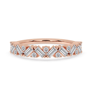 Baguette and Diamond Band
