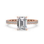 Emerald Cut Diamond Ring