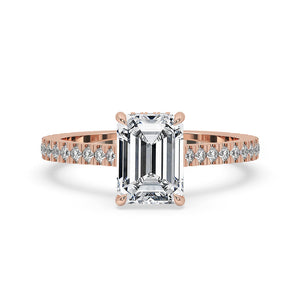 Emerald Cut Diamond Ring