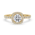 Engagement Ring Round Cut Halo