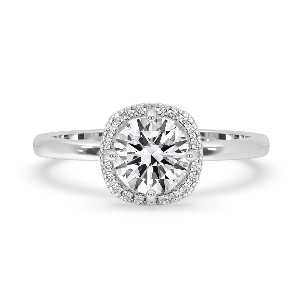 Round Cut Engagement Ring Immagine principale del prodotto