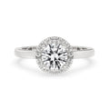 Halo Diamond Engagement Ring with Lab Grown Diamond