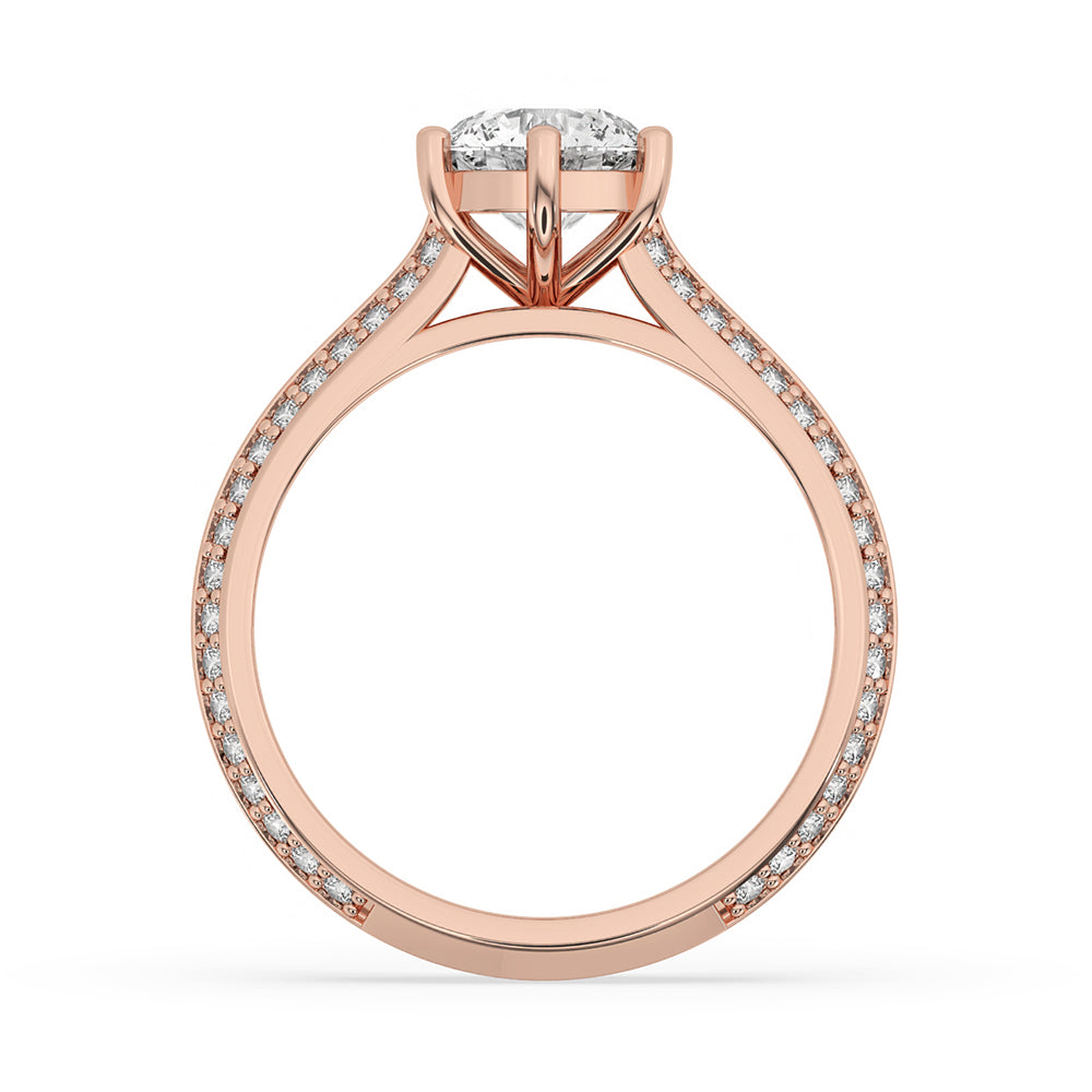 Cathedral Setting Ring Classic Design for Eternal Love Secondary image