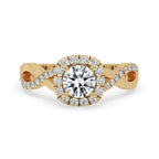 Round Halo Engagement Ring Timeless Sparkle and Beauty