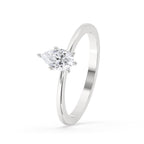 Pear Shape Diamond Ring With Solitaire Style