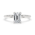 1 Carat Emerald Cut Diamond Ring