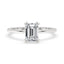 1 Carat Emerald Cut Diamond Ring