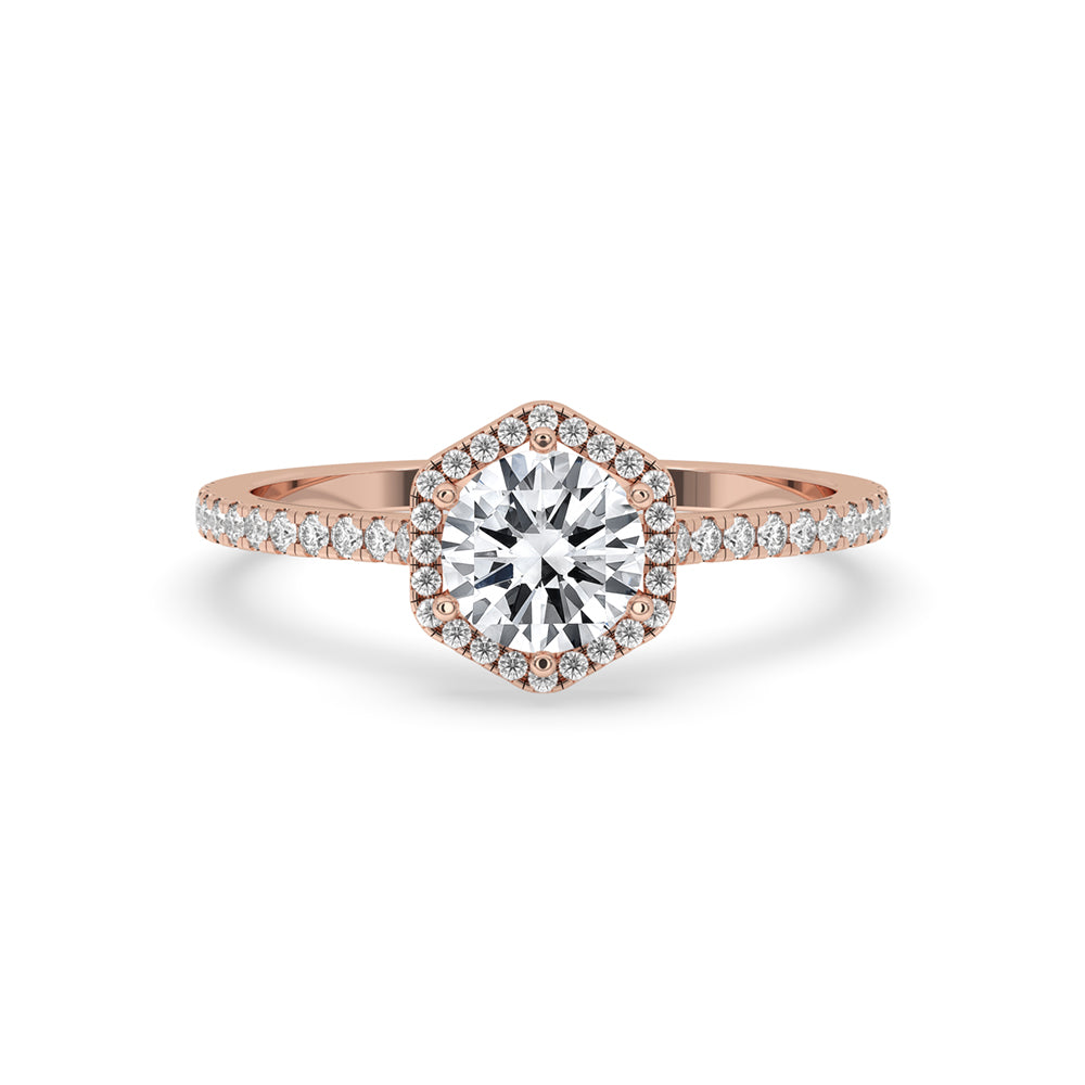 Lab Grown Diamond Engagement Ring Main image