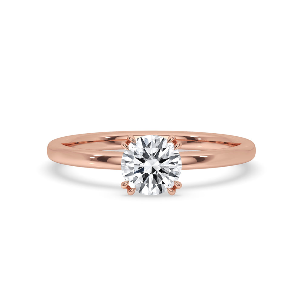 Round Solitaire Engagement Ring for a Perfect Proposal Main image