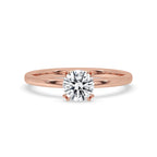 Round Solitaire Engagement Ring for a Perfect Proposal